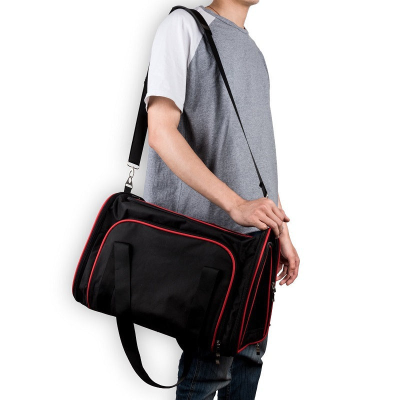 Pet Carrier Bag, Portable Shoulder & Handheld Pet Bag