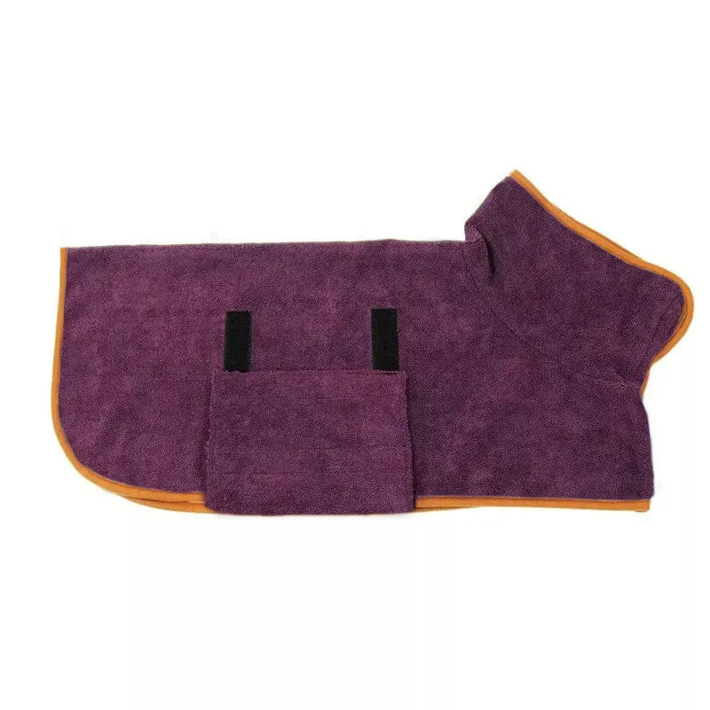 PawtoLab Quick-Dry Dog Bathrobe